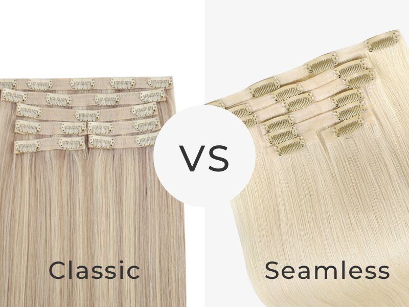 Classic vs. Seamless Clip-In Hair Extensions