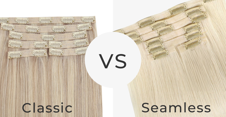 Classic vs. Seamless Clip-In Hair Extensions