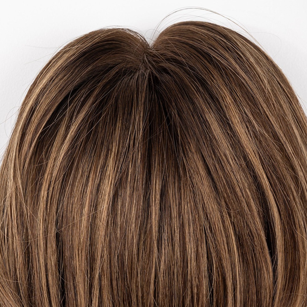 5.5"x6" Balayage Mono Hair Topper Full Volume European Luxury Hair