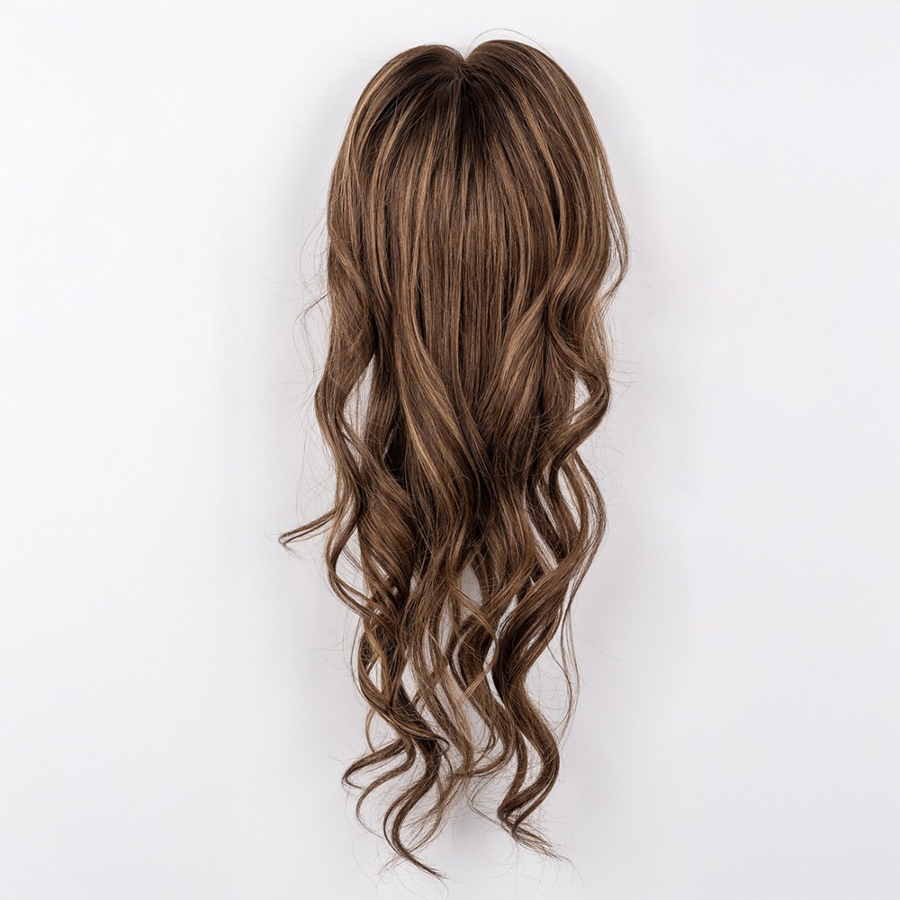 5.5"x6" Balayage Mono Hair Topper Full Volume European Luxury Hair
