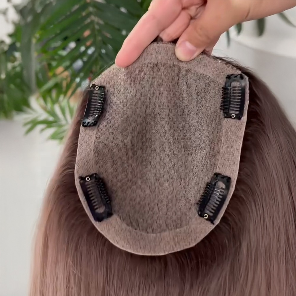5”×6” Silk Top Hair Topper for Women – Natural Scalp Coverage