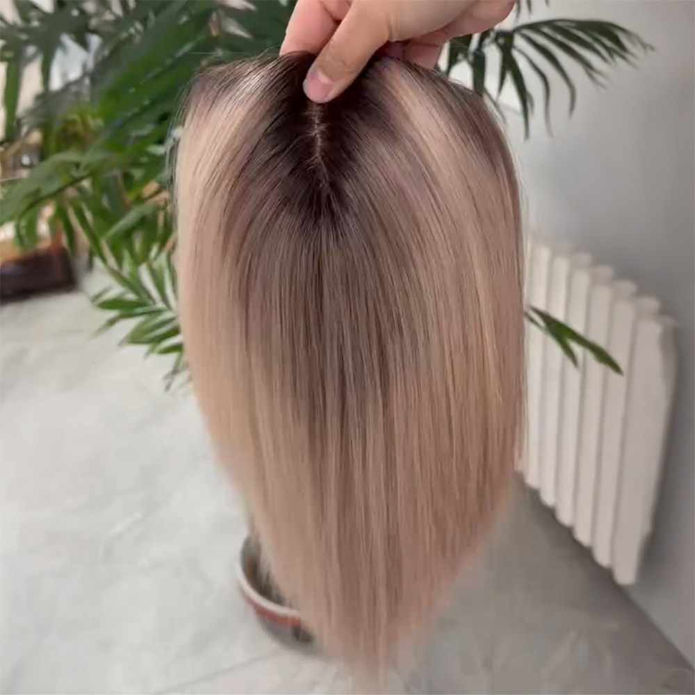 5”×6” Silk Top Hair Topper for Women – Natural Scalp Coverage
