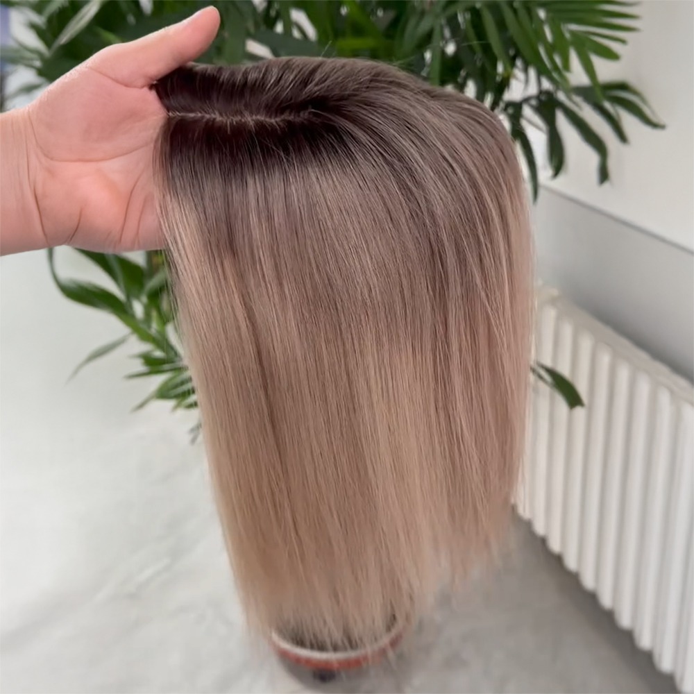 5”×6” Silk Top Hair Topper for Women – Natural Scalp Coverage