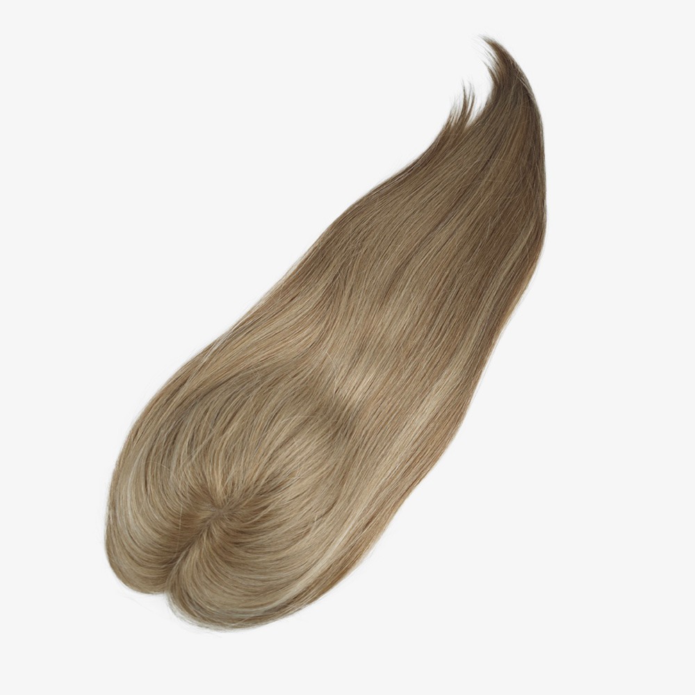 6"x5.5" Remy Human Hair Lace Topper Balayage Crown Topper 20 Inch