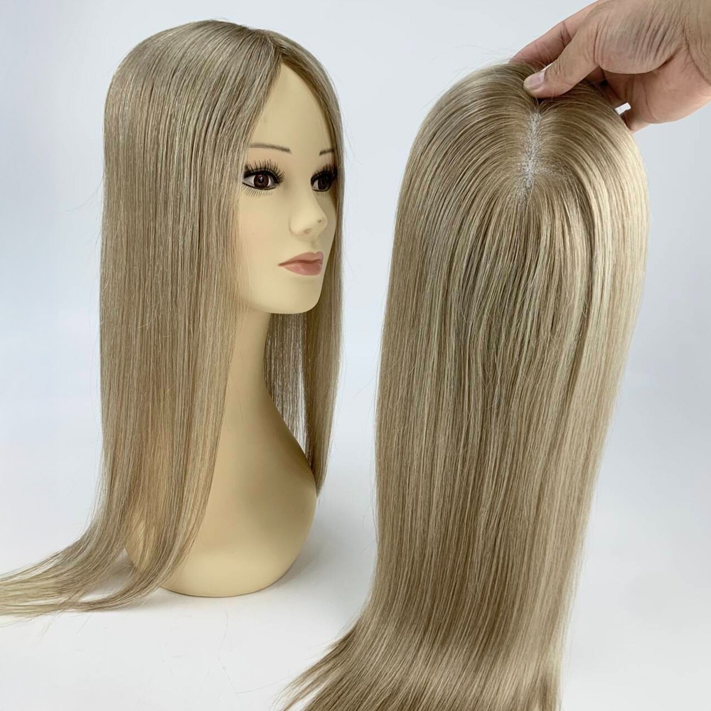6”x5.5” Swiss Lace Topper | Ultra-breathable Lace Top Human Hair Topper