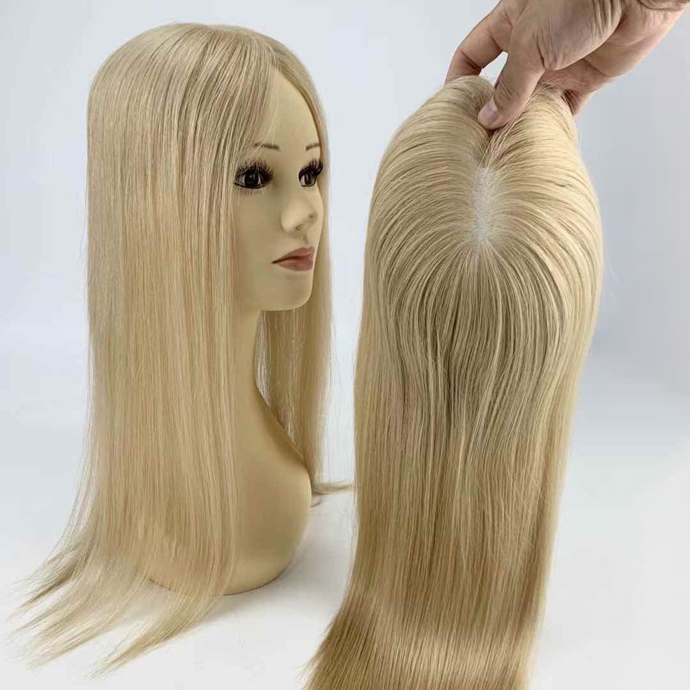 6”x5.5” Swiss Lace Topper | Ultra-breathable Lace Top Human Hair Topper