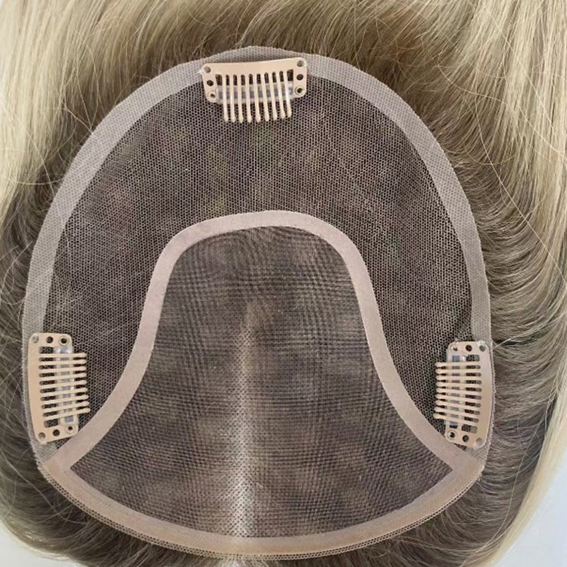 6×6 Lace Human Hair Topper for Women with Thinning Hair