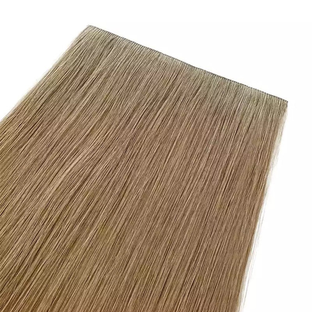 Ash Brown Invisi Tape In Hair Extensions Seamless & Natural Finish
