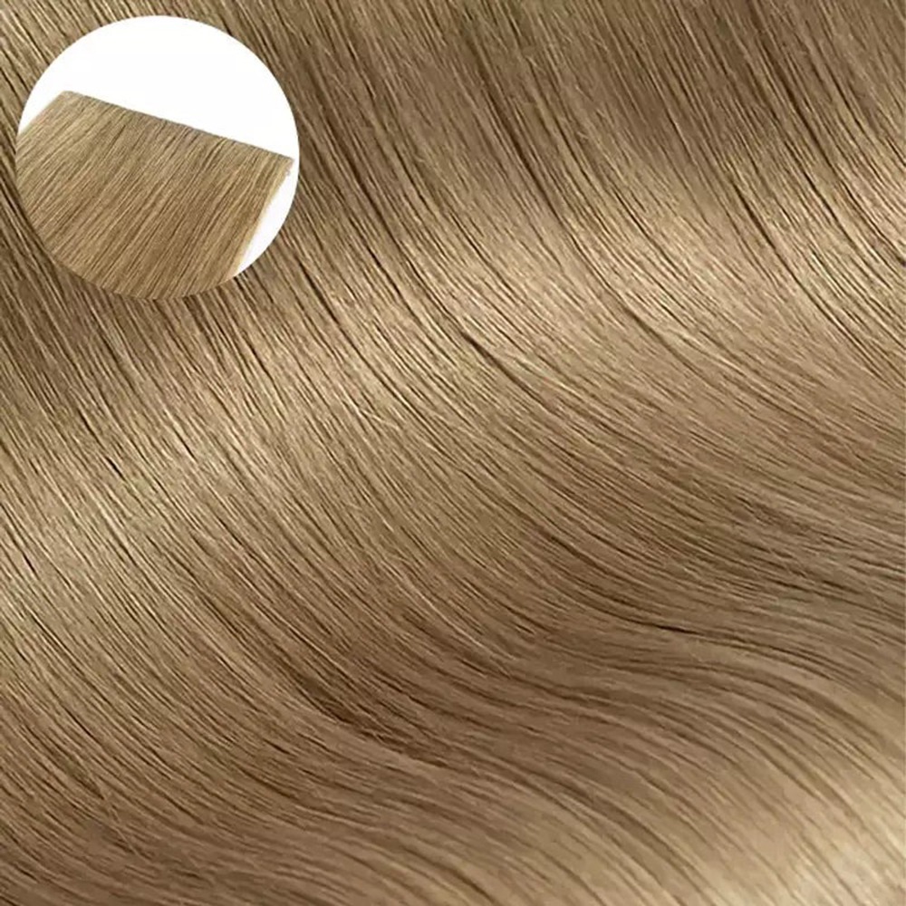 Ash Brown Invisi Tape In Hair Extensions Seamless & Natural Finish