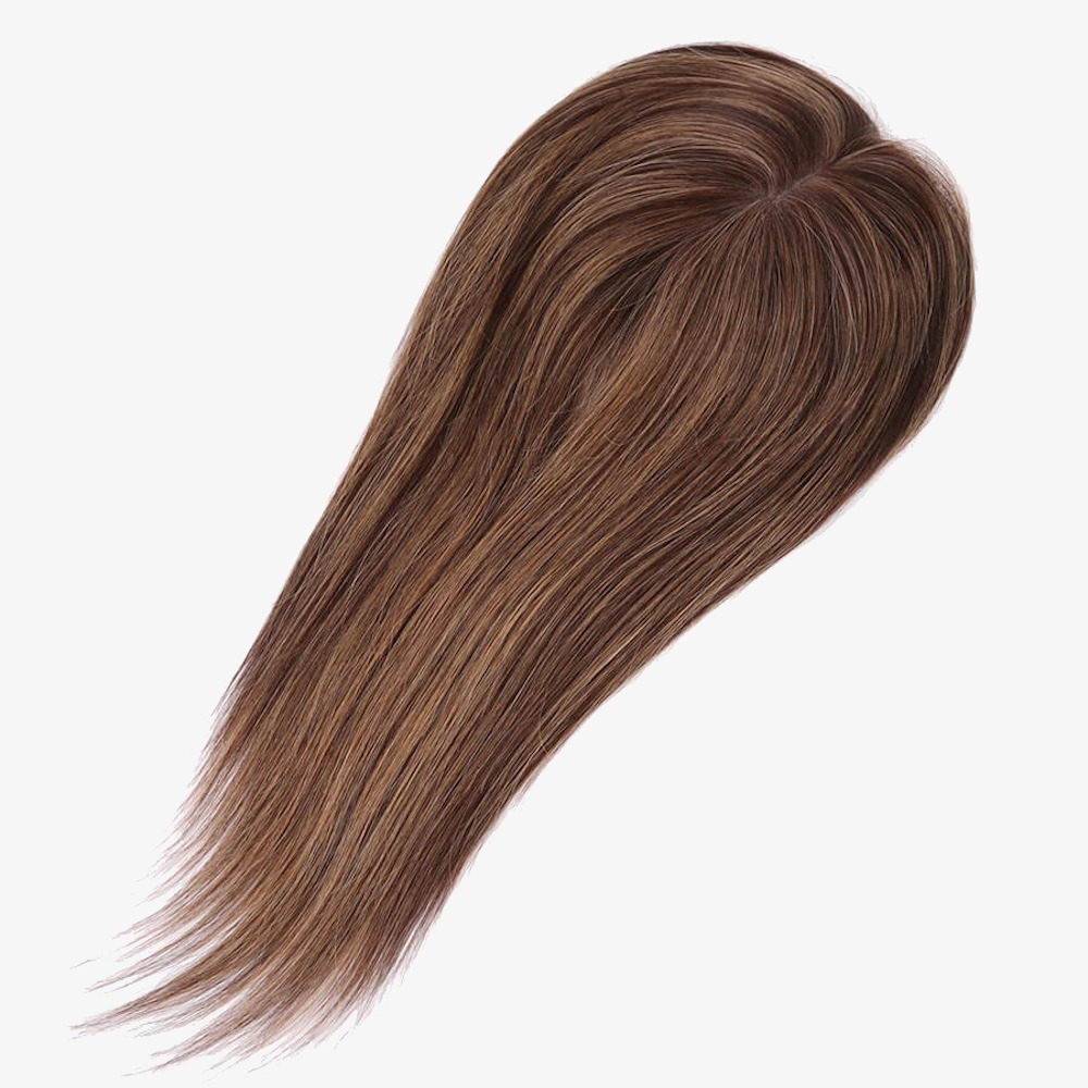 Balayage Human Hair Toppers for Women | 5.5x6 Inch Mono Toupee