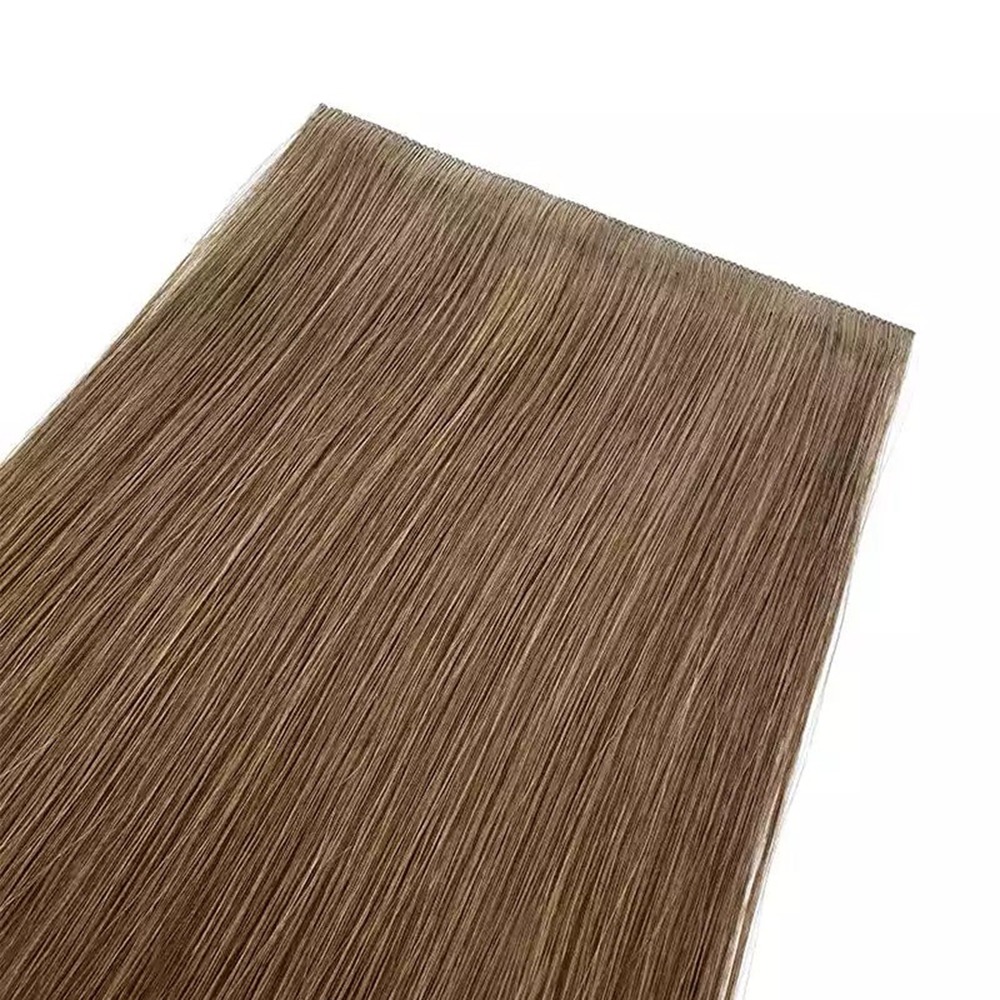 Chocolate Brown Invisible Seamless Tape-In Weft Extensions #4 140g