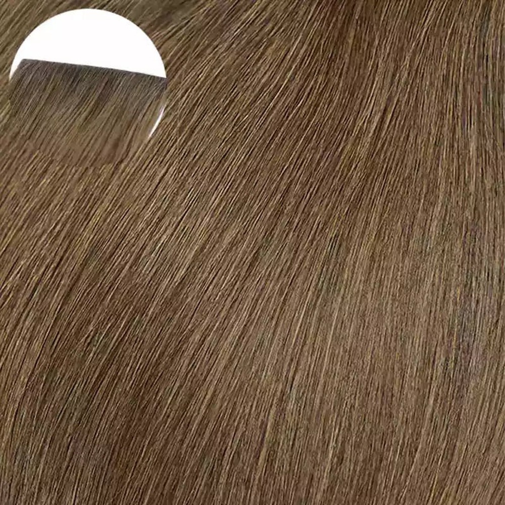 Chocolate Brown Invisible Seamless Tape-In Weft Extensions #4 100g