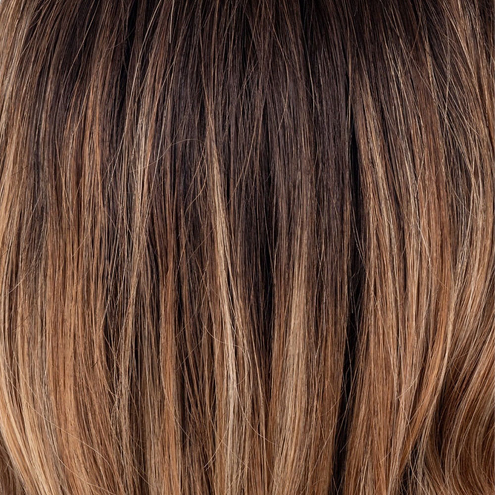Human Hair Topper for Thinning Crown 5.5"x6" Mono Base Balayage Hair Topper