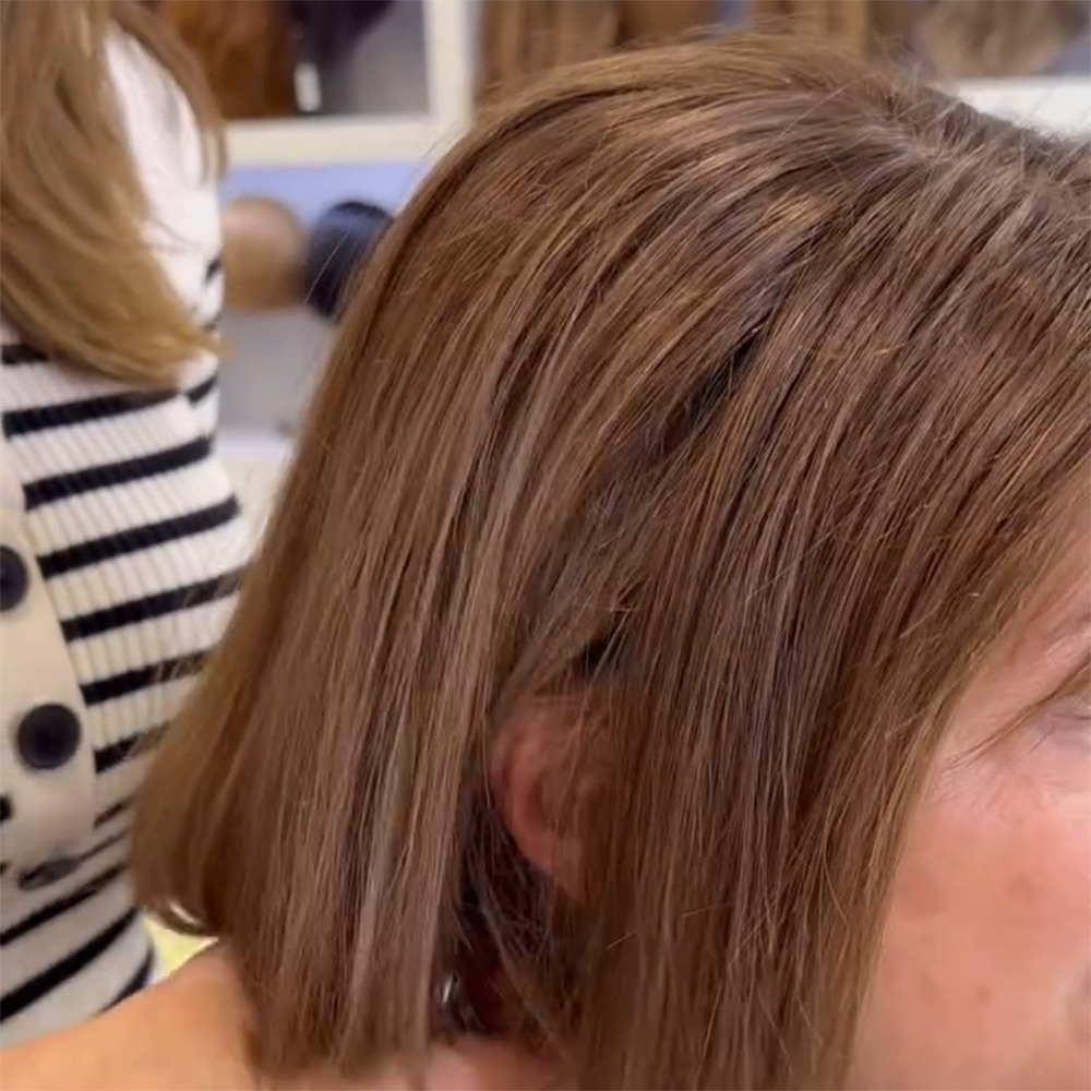 Medium Ash Brown #6 Hair Topper with Bangs Volume for Thinning Hair