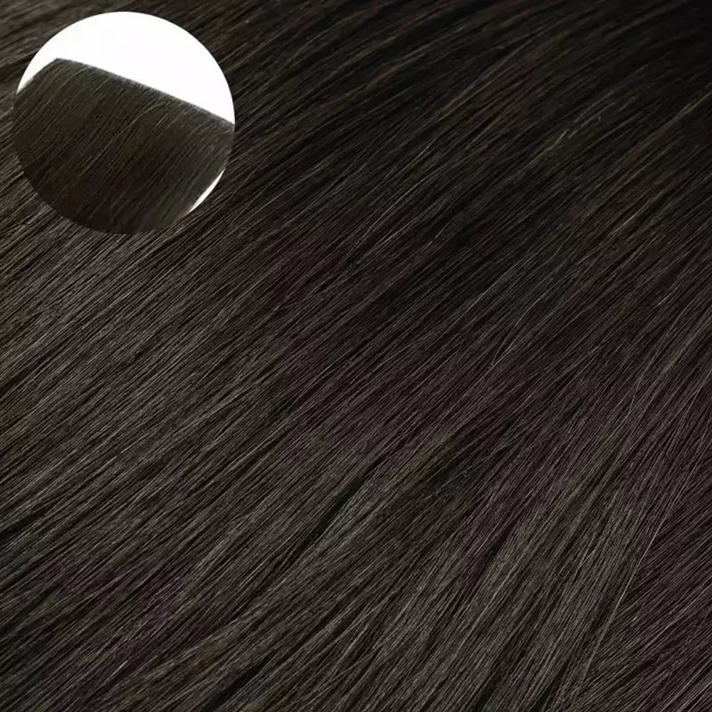 Off Black Invisible Tape-In Weft | 100% Remy Human Hair Extensions