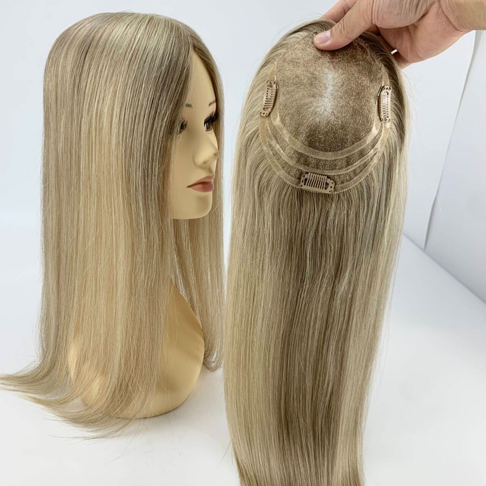 6”x5.5” Swiss Lace Topper | Ultra-breathable Lace Top Human Hair Topper