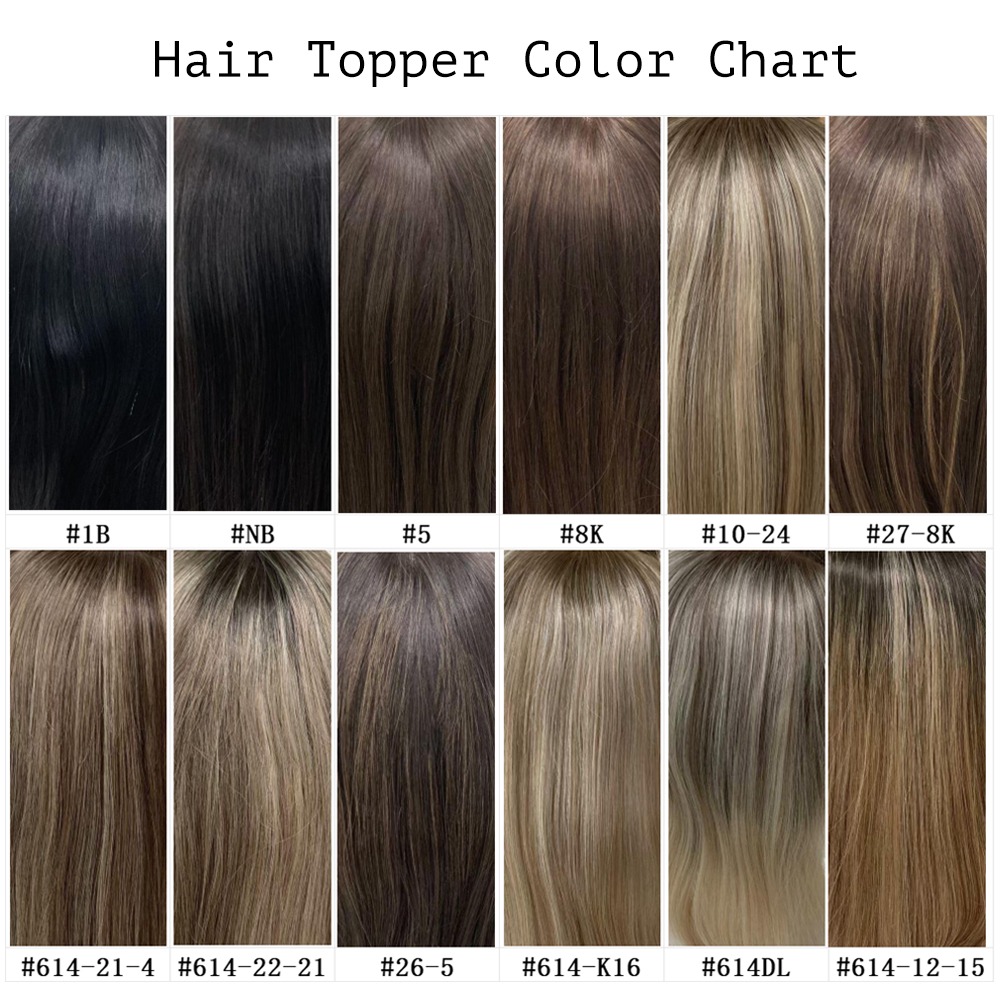 6×6 Lace Human Hair Topper for Women with Thinning Hair