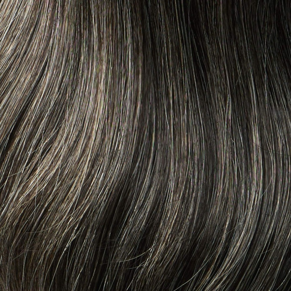 Salt and Pepper Hairline Topper Remy Human Hair for Natural Look